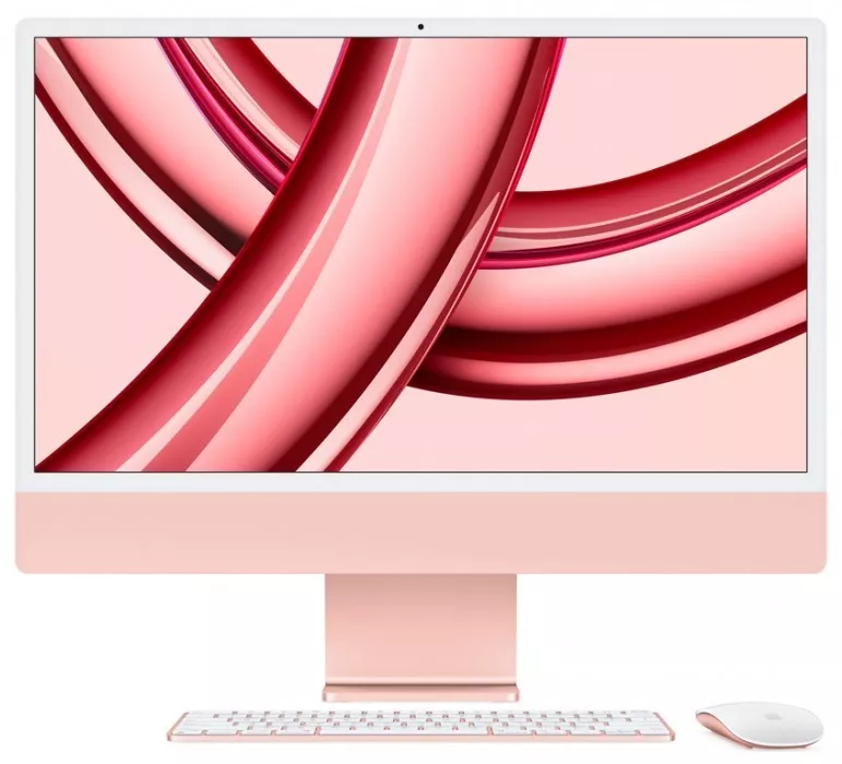 24" Моноблок Apple iMac 24" 2023 (MQRU3ZA/A), 8/512 ГБ, розовый